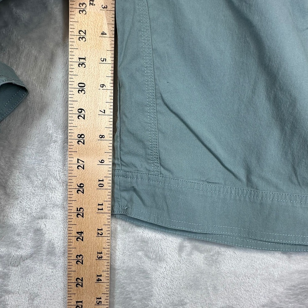 Kuhl Cargo Shorts Womens 14 Green Vintage Patina Dye Hiking Utility Outdoor - Picture 6 of 11